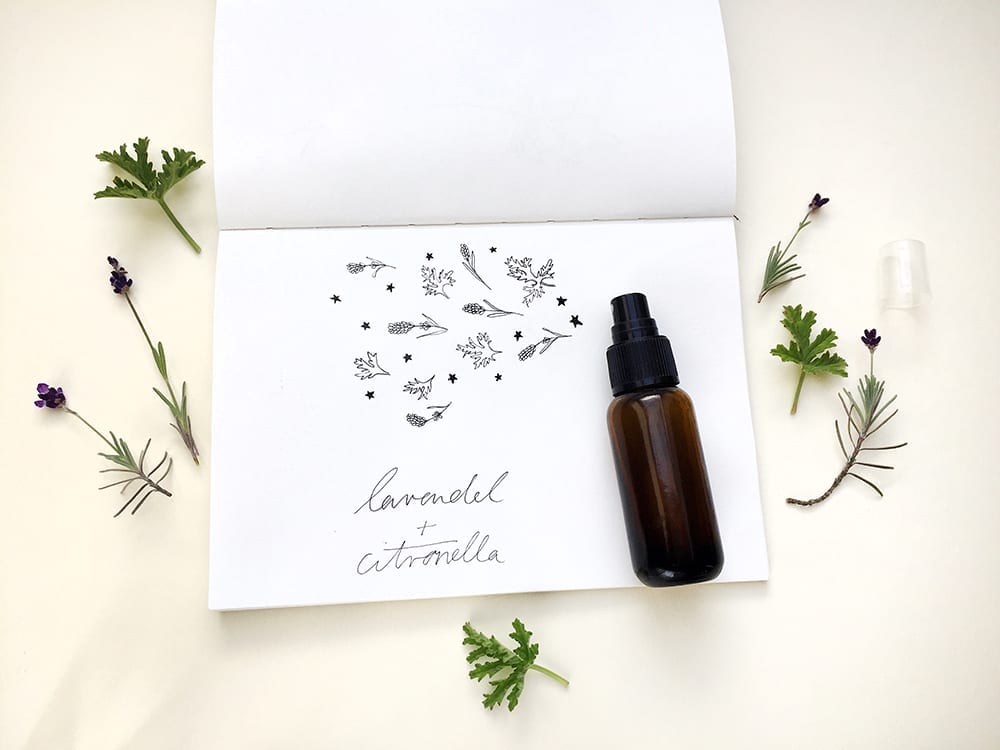 Lavendel-Citronalla-Spray für einen klaren Kopf und gegen Mücken