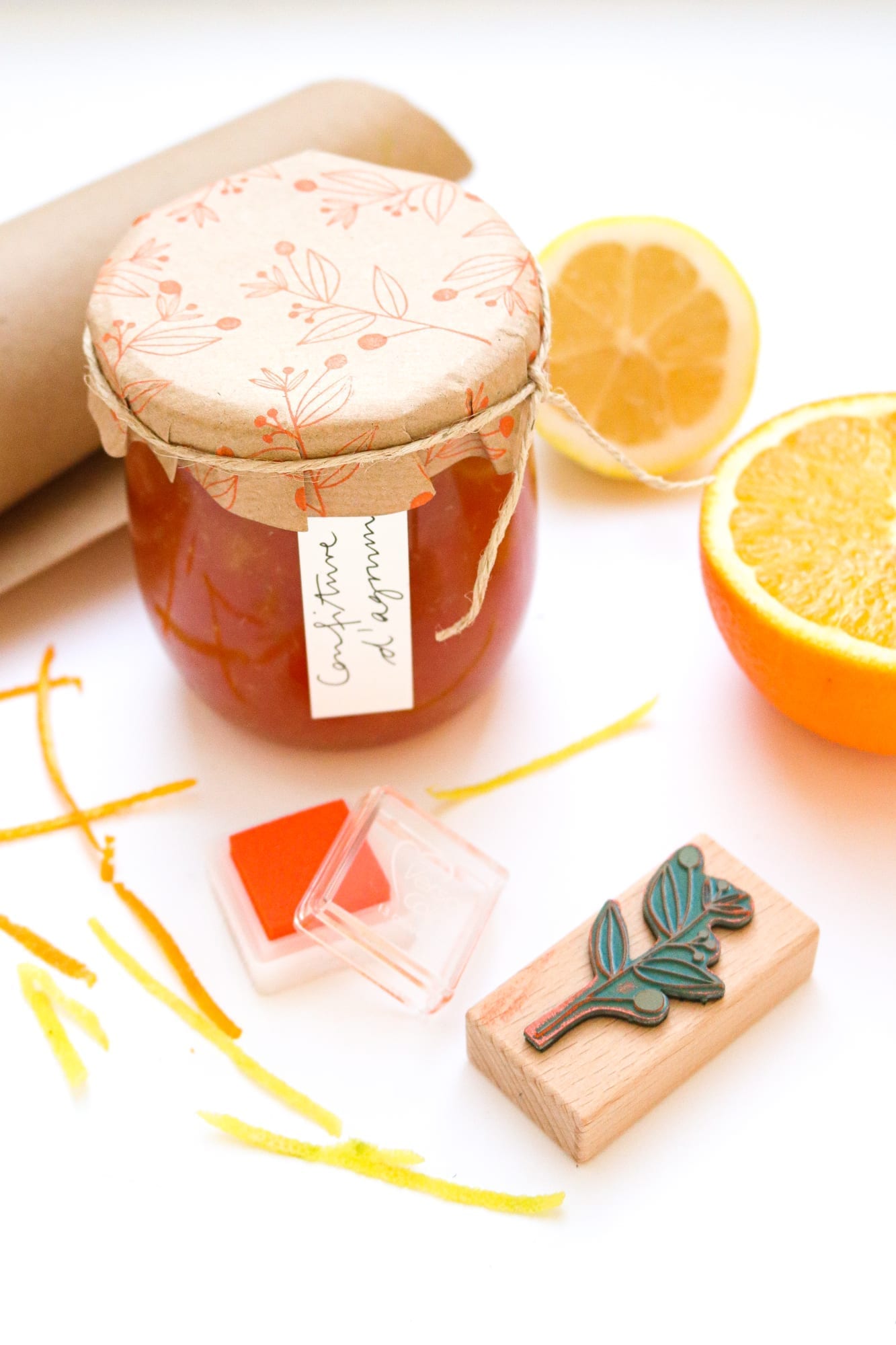 Confiture d‘agrumes, Zitrusmarmelade, Marmeladenetiketten, Geschenke aus der Küche – STUDIO KARAMELO