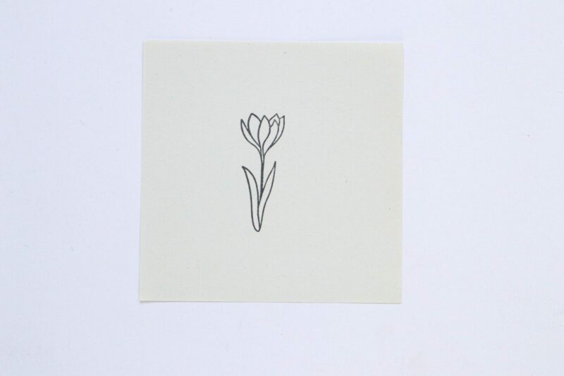 Stempel Krokus Frühblüher | Motivstempel mit Blumen von STUDIO KARAMELO