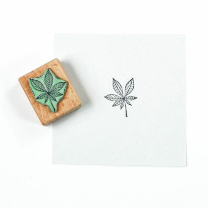 Stempel Kastanienblatt | Holzstempel aus der Natur von STUDIO KARAMELO