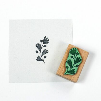 Stempel kleiner Weissdorn Zweig | Holzstempel aus der Natur von STUDIO KARAMELO