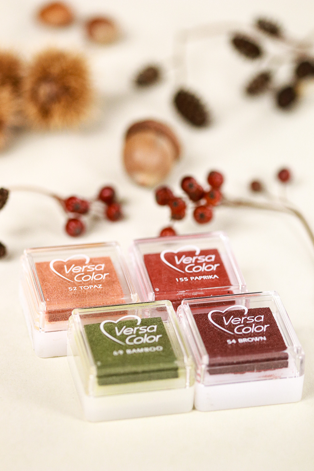 Stempelfarben Herbst Shades of autumn, 4 Stempelkissen von Versacolor