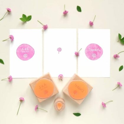 Individuelle Hochzeits-Stempel | custom made rubber stamps for your wedding
